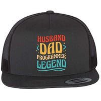 Husband Dad Programmer Legend Flatbill Hat