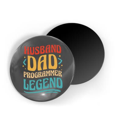 Husband Dad Programmer Legend Magnet