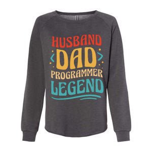 Husband Dad Programmer Legend Womens California Wash Sweatshirt