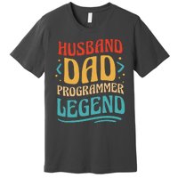 Husband Dad Programmer Legend Premium T-Shirt