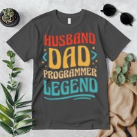 Husband Dad Programmer Legend Premium T-Shirt