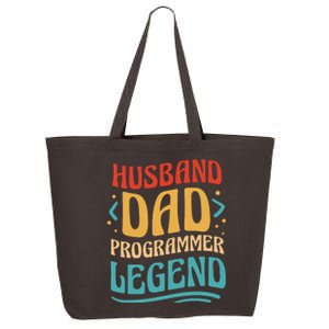 Husband Dad Programmer Legend 25L Jumbo Tote