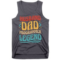 Husband Dad Programmer Legend Tank Top