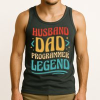 Husband Dad Programmer Legend Tank Top