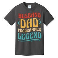 Husband Dad Programmer Legend Kids T-Shirt