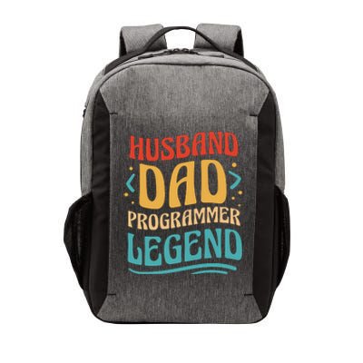 Husband Dad Programmer Legend Vector Backpack