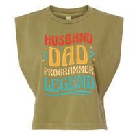 Husband Dad Programmer Legend Garment-Dyed Women's Muscle Tee