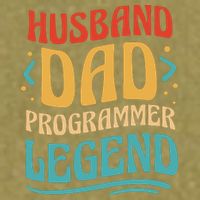 Husband Dad Programmer Legend Garment-Dyed Women's Muscle Tee