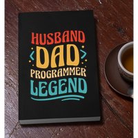 Husband Dad Programmer Legend Permanent Decal Sticker