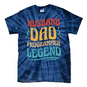 Husband Dad Programmer Legend Tie-Dye T-Shirt