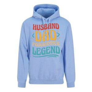 Husband Dad Programmer Legend Unisex Surf Hoodie