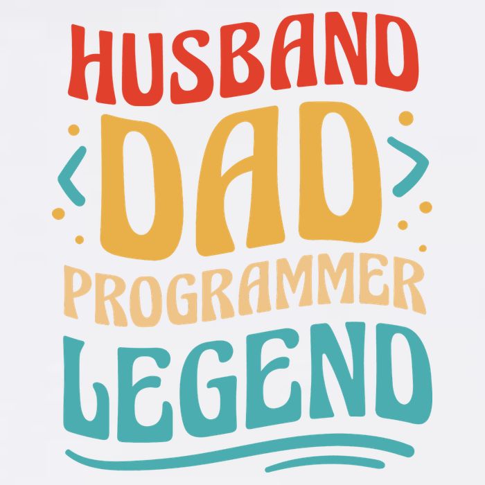 Husband Dad Programmer Legend Garment-Dyed Sweatshirt