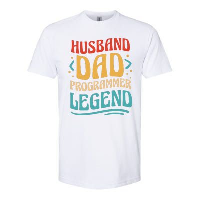 Husband Dad Programmer Legend Softstyle® CVC T-Shirt