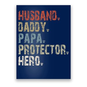 Husband Daddy Papa Protector Hero Poster