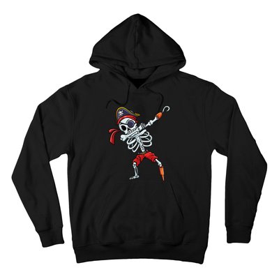 Halloween Dabbing Pirate Skeleton Funny Dab Hoodie