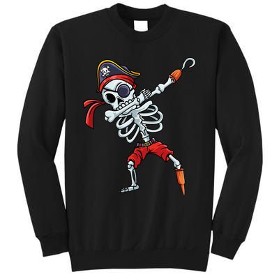 Halloween Dabbing Pirate Skeleton Funny Dab Sweatshirt