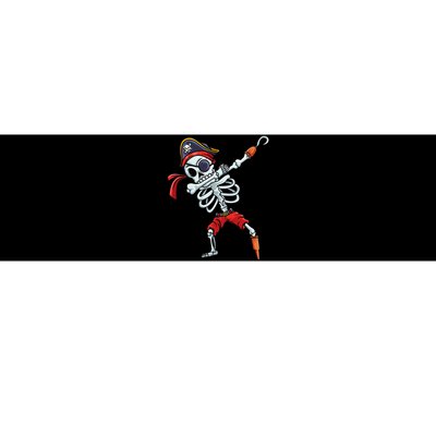 Halloween Dabbing Pirate Skeleton Funny Dab Bumper Sticker