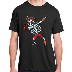 Halloween Dabbing Pirate Skeleton Funny Dab Adult ChromaSoft Performance T-Shirt