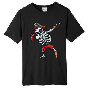 Halloween Dabbing Pirate Skeleton Funny Dab Tall Fusion ChromaSoft Performance T-Shirt