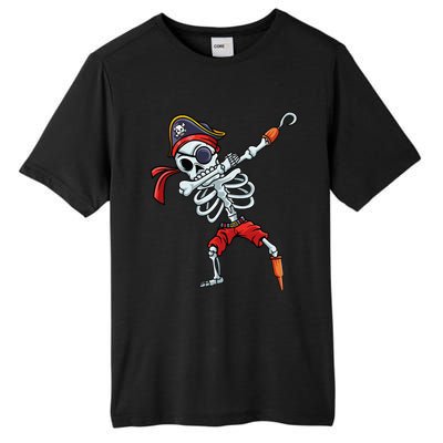 Halloween Dabbing Pirate Skeleton Funny Dab Tall Fusion ChromaSoft Performance T-Shirt