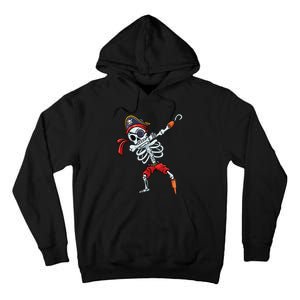 Halloween Dabbing Pirate Skeleton Funny Dab Tall Hoodie