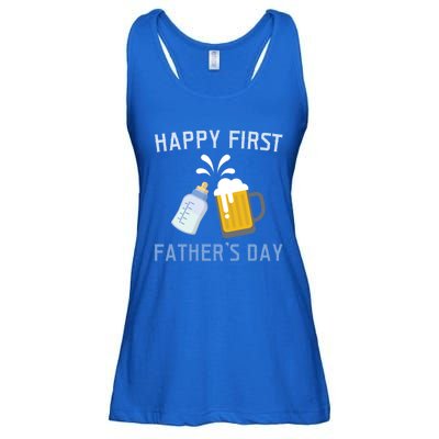 Husband Daddy Protector Hero Love Family Design Gift Ladies Essential Flowy Tank