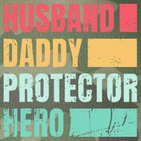 Husband Daddy Protector Hero Legacy Tie Dye Trucker Hat