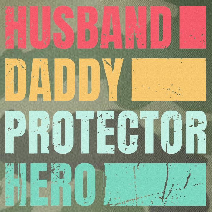 Husband Daddy Protector Hero Legacy Tie Dye Trucker Hat