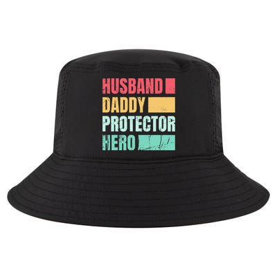 Husband Daddy Protector Hero Cool Comfort Performance Bucket Hat