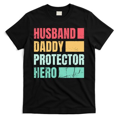 Husband Daddy Protector Hero T-Shirt