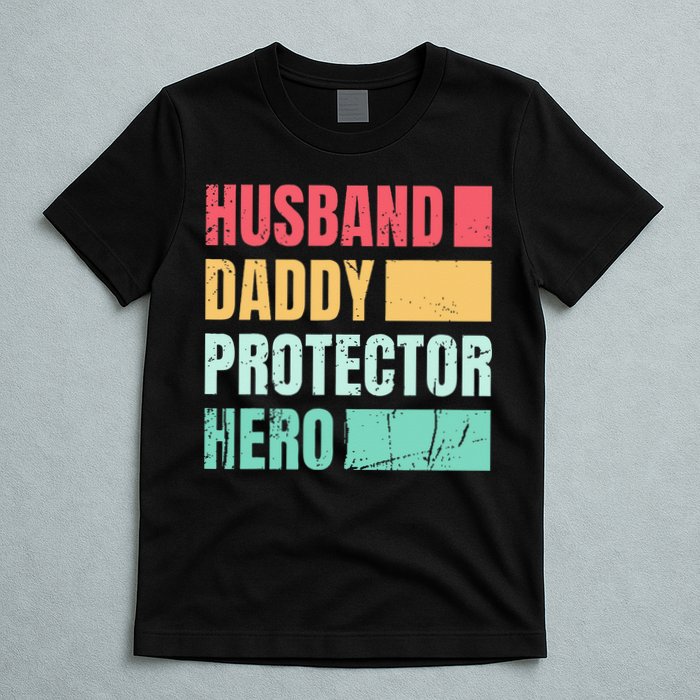Husband Daddy Protector Hero T-Shirt
