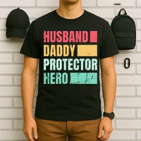 Husband Daddy Protector Hero T-Shirt