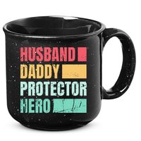 Husband Daddy Protector Hero 15oz Campfire Ceramic Mug