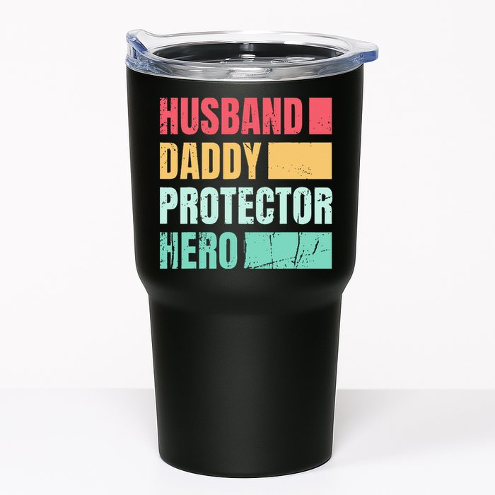 Husband Daddy Protector Hero Tumbler