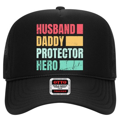 Husband Daddy Protector Hero Trucker Hat