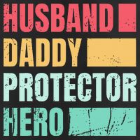 Husband Daddy Protector Hero Golf Towel