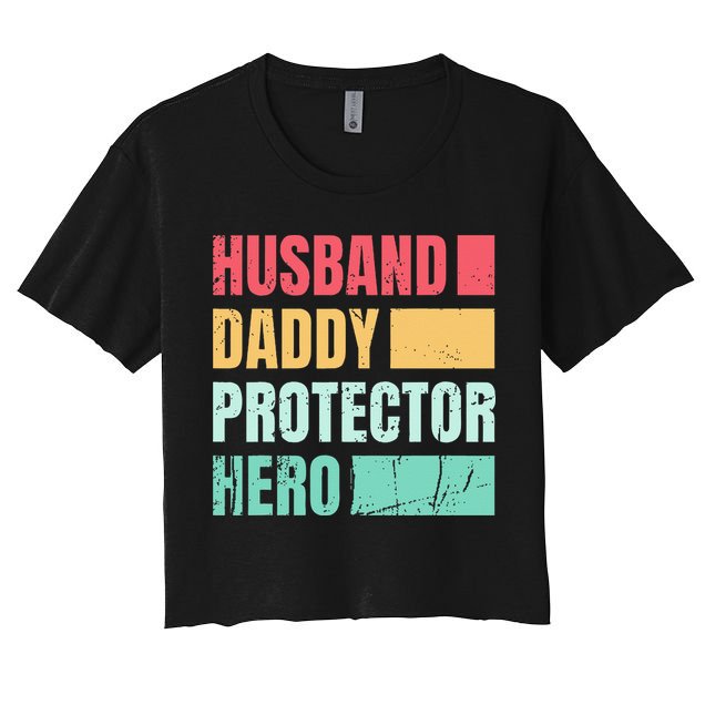 Husband Daddy Protector Hero Crop Top