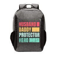 Husband Daddy Protector Hero Vector Backpack