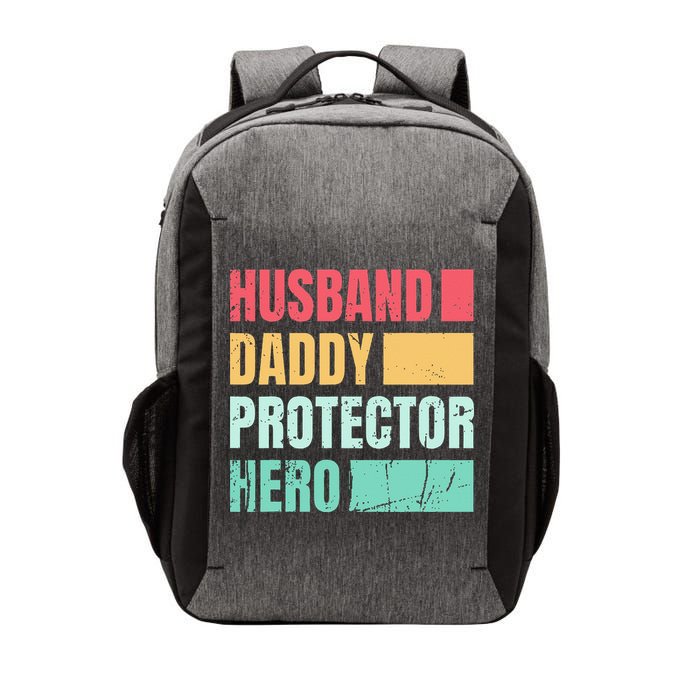 Husband Daddy Protector Hero Vector Backpack
