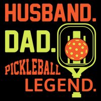 Husband Dad Pickleball Legend For Best Fathers Day Gift Flat Bill Trucker Hat