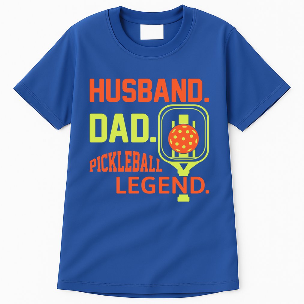 Husband Dad Pickleball Legend For Best Fathers Day Gift Tall T-Shirt