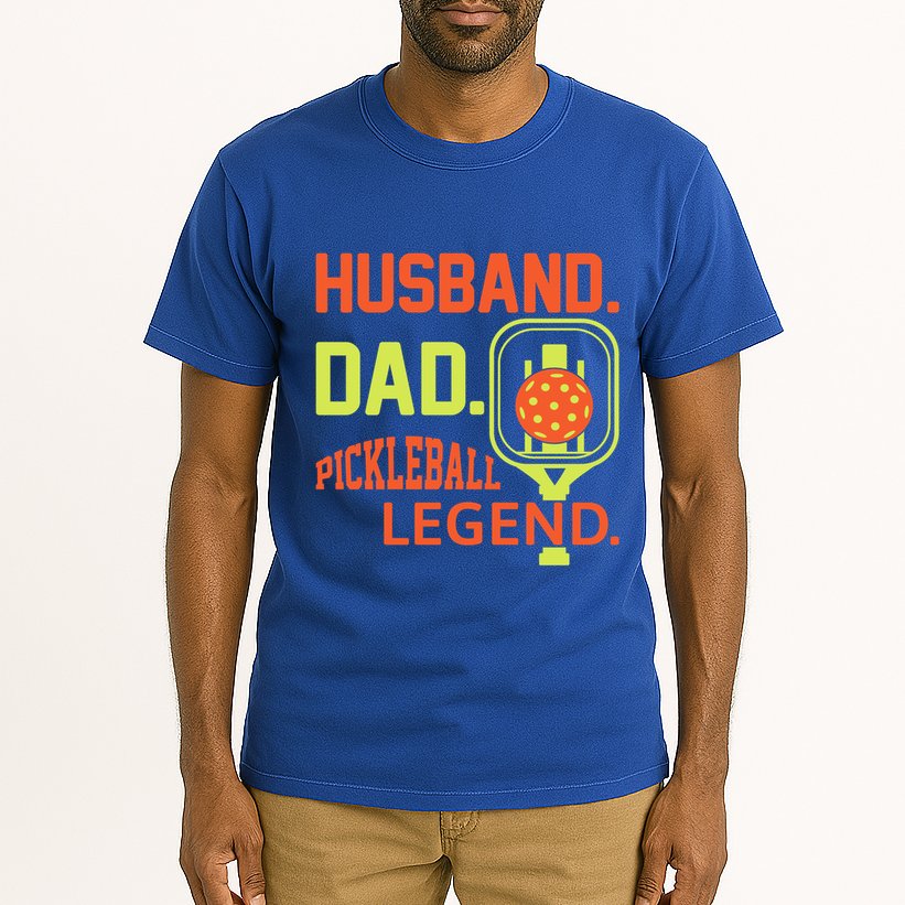 Husband Dad Pickleball Legend For Best Fathers Day Gift Tall T-Shirt