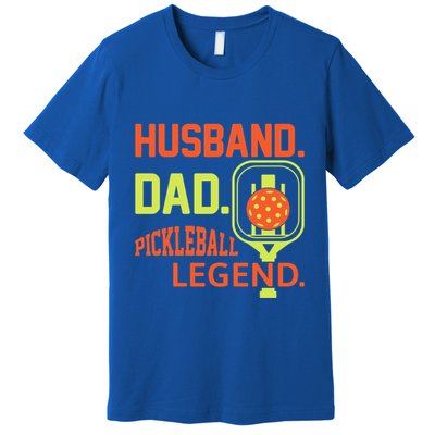 Husband Dad Pickleball Legend For Best Fathers Day Gift Premium T-Shirt