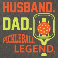 Husband Dad Pickleball Legend For Best Fathers Day Gift Cotton Canvas Backpack