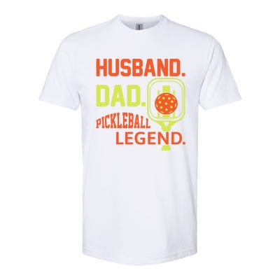 Husband Dad Pickleball Legend For Best Fathers Day Gift Softstyle® CVC T-Shirt