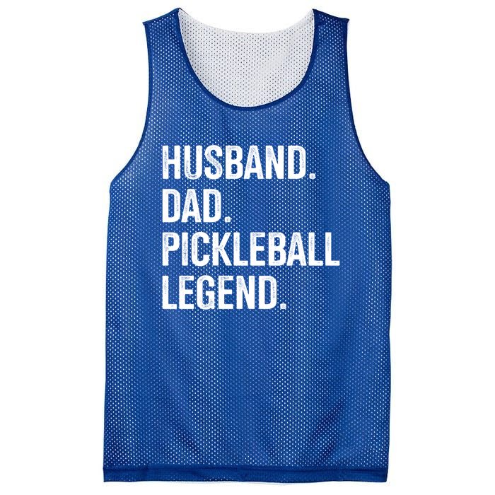 Husband Dad Pickleball Legend For Fathers Day And Birthday Cute Gift Mesh Reversible Basketball Jersey Tank