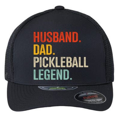 Husband Dad Pickleball Legend For Fathers Day Or Christmas Meaningful Gift Flexfit Unipanel Trucker Cap