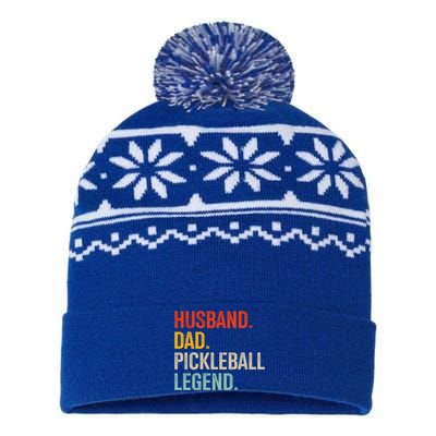 Husband Dad Pickleball Legend For Fathers Day Or Christmas Meaningful Gift USA-Made Snowflake Beanie