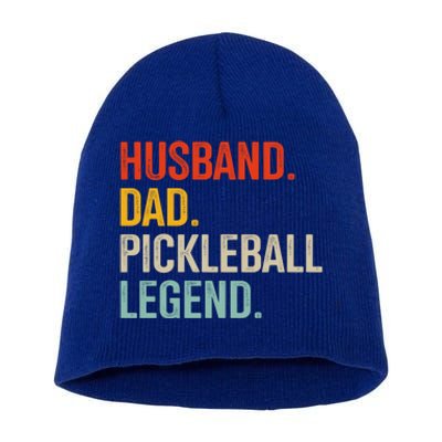 Husband Dad Pickleball Legend For Fathers Day Or Christmas Meaningful Gift Short Acrylic Beanie