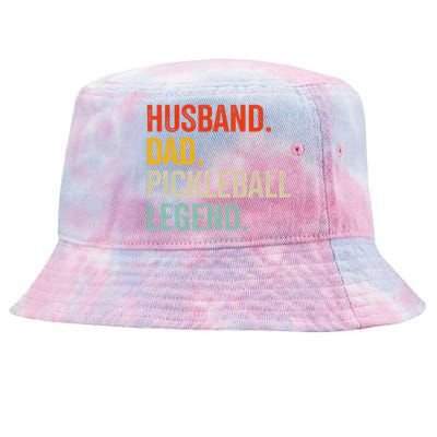 Husband Dad Pickleball Legend For Fathers Day Or Christmas Meaningful Gift Tie-Dyed Bucket Hat